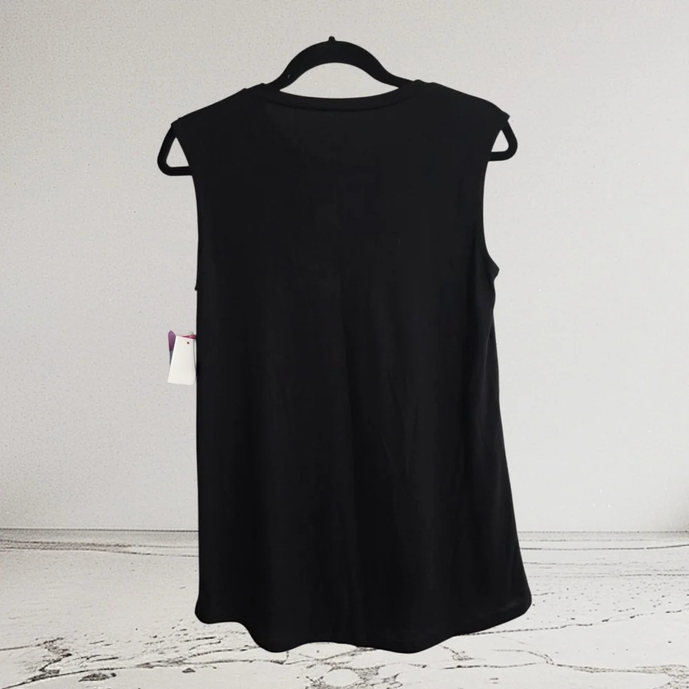 Disney Minnie Mouse Girls Black Tank Top M 7\8 - Picture 2 of 8